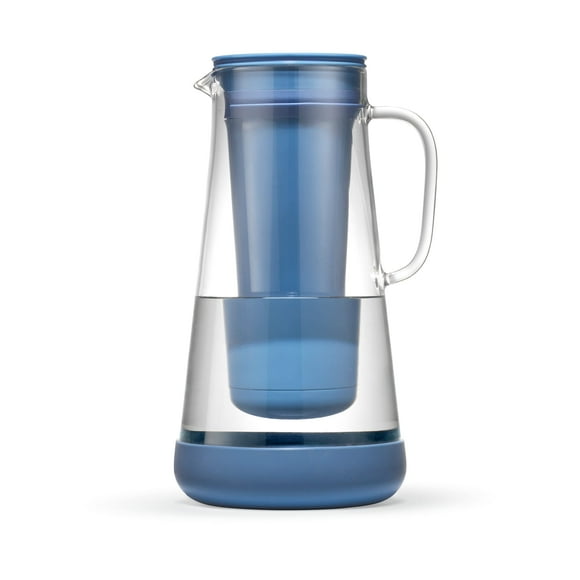 Filtro de agua Pitcher LifeStraw Home, 7 tazas, cristal azul