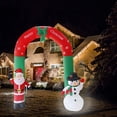 thumbnail image 4 of Gibobby inflable Papá Noel Muñeco de nieve Adornos navideños al libre Decoración de la tienda del(AS show As picture), 4 of 5