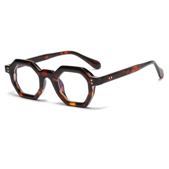 Gafas de bloqueo de luz azul JOVAKIT con montura octagonal retro