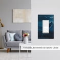 thumbnail image 5 of Fotbe Lonely Night Wolf Print Duplex Receptacle Wall Plate, 1-Gang 5.0" x3.0" Wall Outlet Covers, Dual Outlet Faceplates Covers, Color-matched Screws Included-Style U, 5 of 6