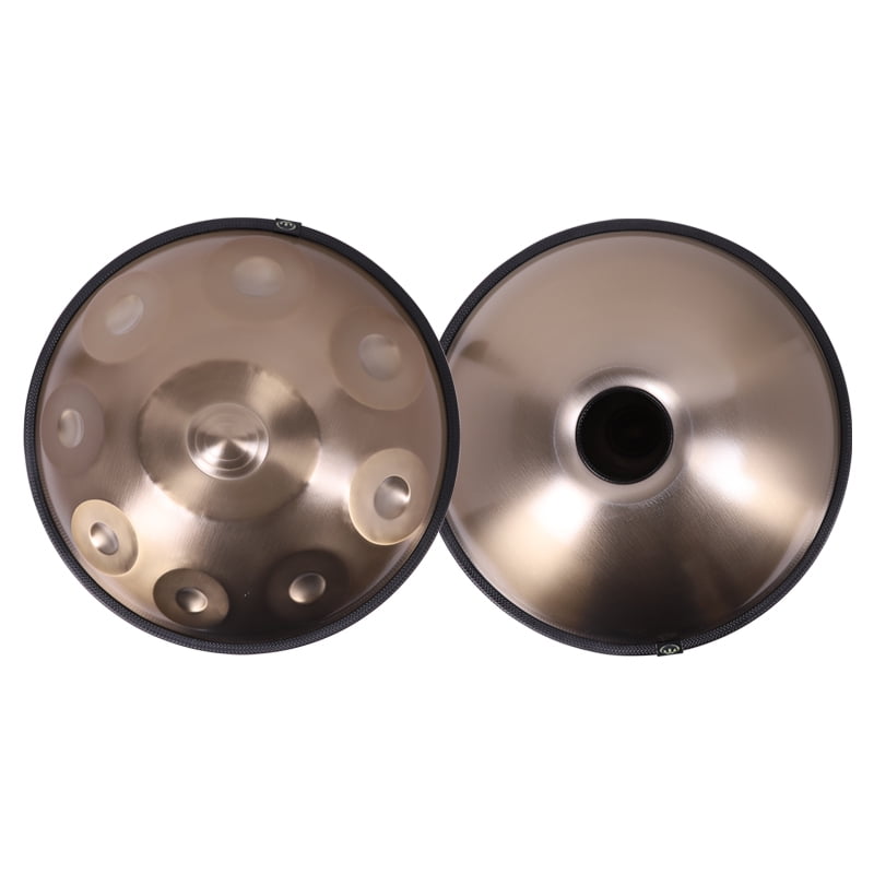 9-Tone Gold Handpan Drum: Easy for Beginners, Unique Tone - Ideal for Home Creation, Outdoor Performance, Music Enthusiasts