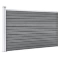 thumbnail image 3 of vidaXL Garden Fence WPC 68.9"x41.3" Gray, 3 of 9