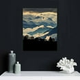 thumbnail image 4 of Shiartex  Framed Canvas Wall Art Foggy Mountains Canvas Prints Home Artwork Decoration for Living Room,Bedroom 16x20 in/12x16 in, 4 of 4