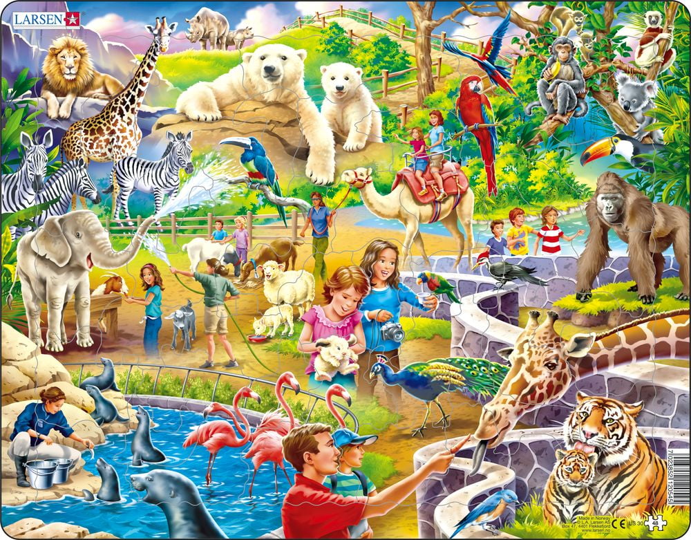 day at the zoo puzzle