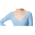 thumbnail image 2 of Jessica Simpson Womens Kiki Surplice Long Sleeve Wrap Top, 2 of 3