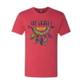 thumbnail image 3 of Colorful Neon Be Brave Dreamcatcher | Dean Russo Art Pop Culture Mens Premium Tri Blend T-Shirt, Vintage Red, Large, 3 of 6