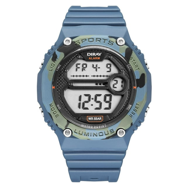 Reloj Infantil Diray para Caballero DR2116G5 Camuflado multicolor 45 mm