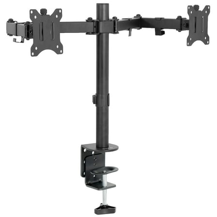VIVO Dual Computer Monitor 13" to 30" Desk Mount, Heavy Duty, Fully Adjustable