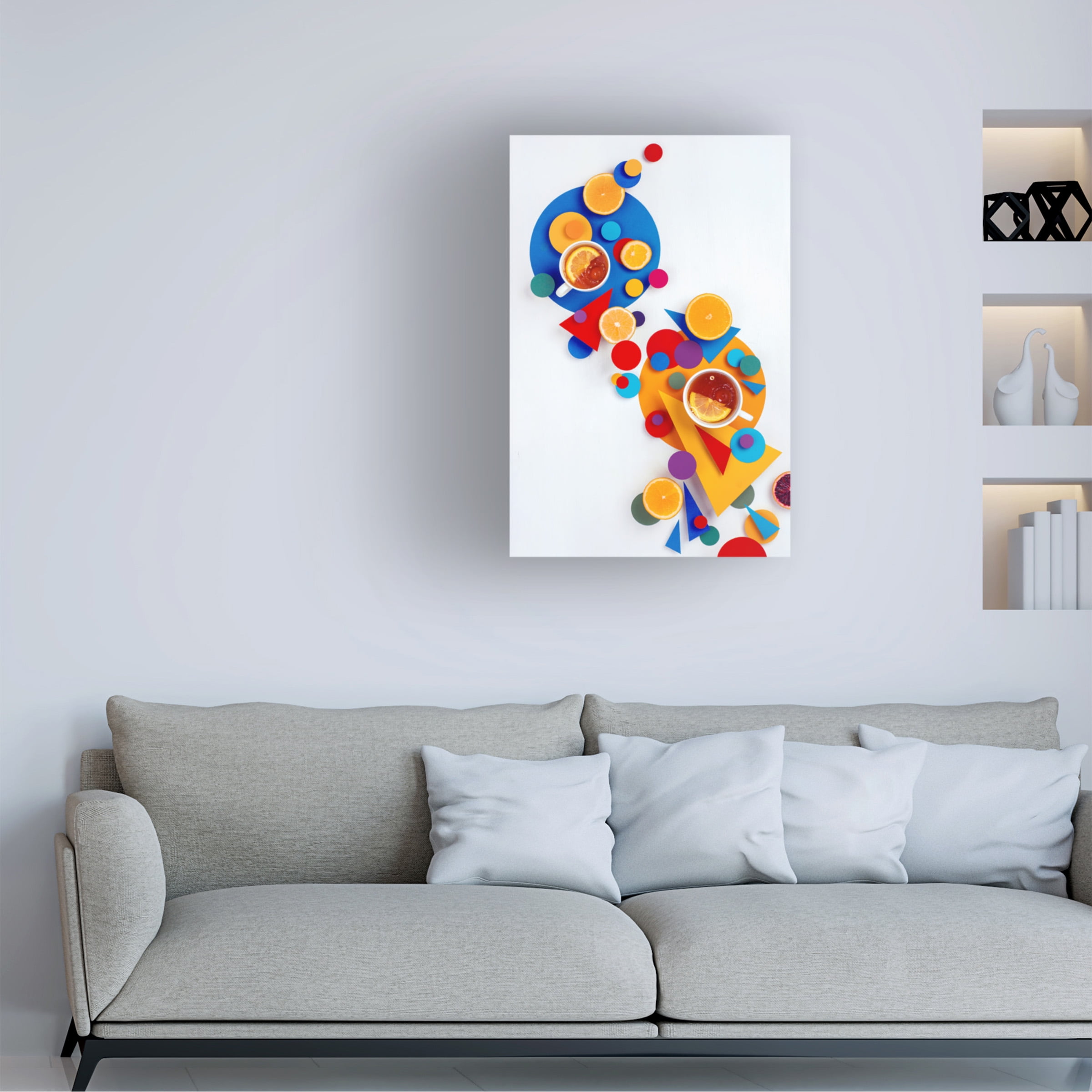 Dina Belenko 'Suprematic Tea Party' Canvas Art