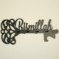 thumbnail image 4 of iwa concept Metal Bismillah Key Holder | Basmala Islamic Wall Art | Islamic Ramadan Wall Decorations | Modern Muslim Housewarming Gift | Eid Decor | Quran Wall Art (Silver), 4 of 8