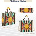 thumbnail image 6 of FORMRS Womens Corduroy Tote Bag Crossbody Shoulder Handbag with Pocket, Geometric Sun, 6 of 7