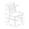 thumbnail image 4 of Nmkwnr Pack of 2 Upholstered Seat Side Chair Dining Chair for Dining Room, Living Room, Office, Wine Red, 4 of 4