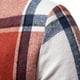 thumbnail image 4 of Blusa y camisa de manga larga con cuello vuelto para hombre, blusa informal a cuadros con botones y cuello vuelto, blusa de manga larga para hombre, 4 of 8