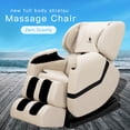 thumbnail image 4 of Uenjoy Full Body Zero Gravity Massage Chair Shiatsu Recliner Built-In Heat and Air Massage System Foot Rest - White, 4 of 8