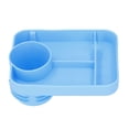 thumbnail image 2 of Bandeja De Silicona Para Coche De Bebé, Plato Multifuncional Para Portavasos De Coche Para Aperitivos Y Bebidas, Con Múltiples Compartimentos, Se Cuelga En La Posición De, 2 of 7