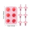 thumbnail image 3 of fsxdhpcsgfc 6 Cavity Ice Reusable Silicone For Kids And Adults Mini Dormitory Ice Maker Children DIY Model Ice Melt 40 Pound Bag Face Ice Cubes Ice Glass Bartenders Keep Form Funnel Bowls for Orb Ice, 3 of 6