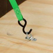 CargoSmart Bolt-On Light Duty D-Ring, 4-Pack, 1/4in. Dia.