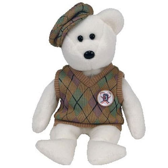 TY Beanie Baby – TOUR TEDDY the PGA Golf Bear (9 inch) Plush