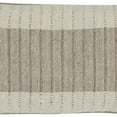 thumbnail image 3 of 14  x 26 Lumbar Accent Throw Pillow Yarn Dyed Woven Striped Design Beige - Saltoro Sherpi, 3 of 5