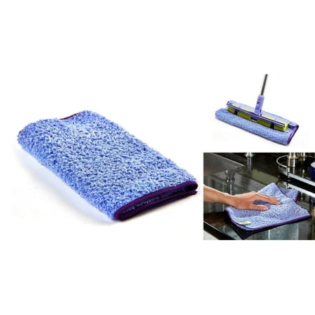 Pure-Sky Magic Deep Clean Cleaning Cloth – JUST ADD Water No Detergents Needed - Multipurpose Ultra Microfiber Cloth - Stick-Attachable for Mop, or as Handheld Microfiber Towels to Clean Any