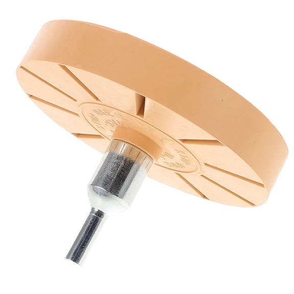 GETAJGHSD 1Set Light Brown Rubber Grinding Wheel for Car Paint Decal Removal Efficient Tool