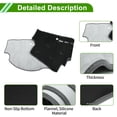 thumbnail image 6 of Dashboard Cover for KIA Sorento 2010-2016 Non-Slip Center Console Dash Cover Mat Flannel Silicone, 6 of 7