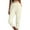 Beige Pants for women, variant on Linen Pants Women Summer Womens Cotton Linen Loose Fit Casual Capri Pants Elastic Waist Yoga Summer Beach Trousers Cropped Pants with Pockets Hiking Pants Women