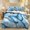 Blue Butterfly, variant on ZIATUBLES 3 Pieces Twin Size Duvet Cover Set, Meditating Alien Print, Soft Polyester All-Season Bedding, 1 Duvet Cover and 2 Pillowcases, Comfy Bed Lines for Home, Dorms