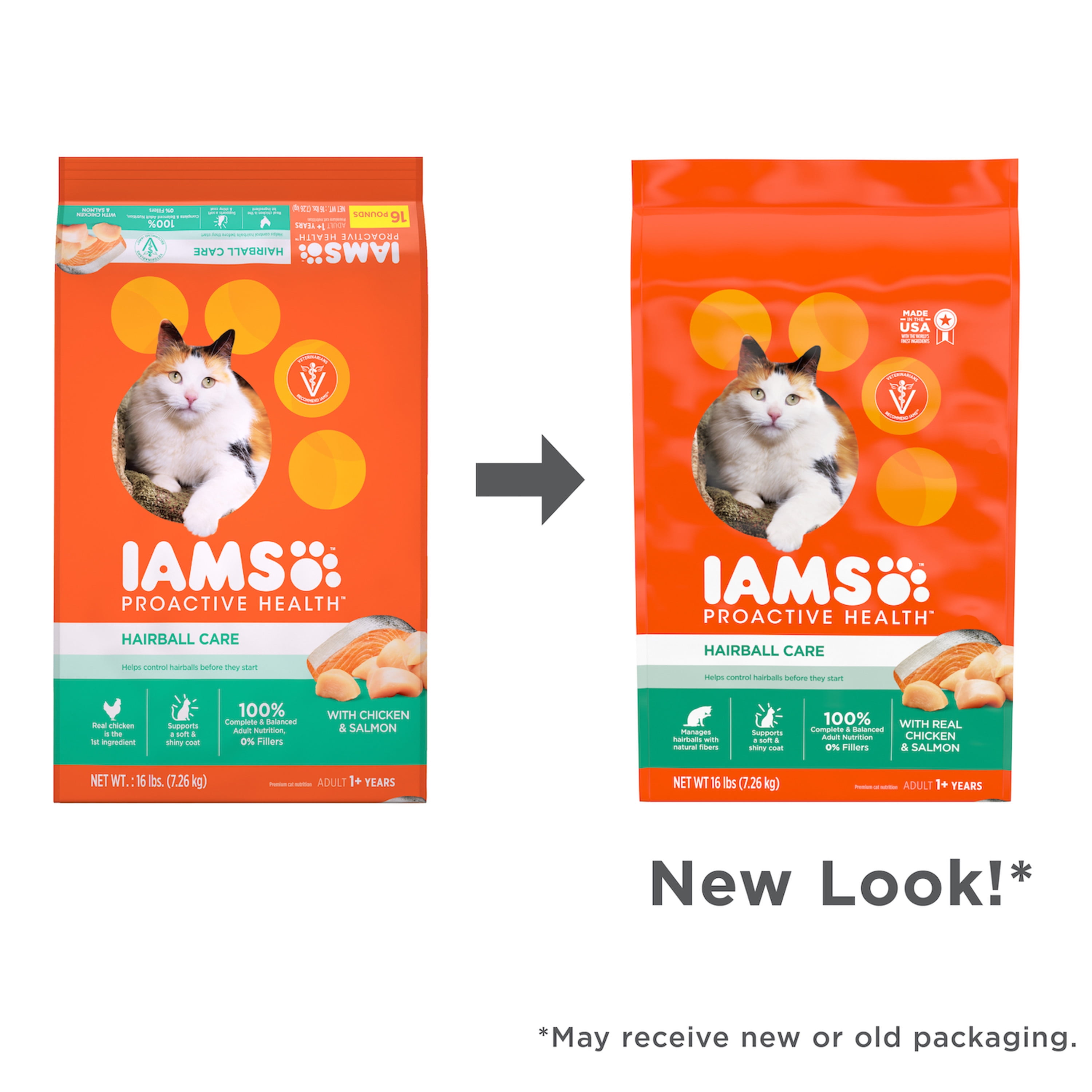 iams proactive health hairball care
