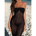 thumbnail image 3 of Txlixc Vestido de playa de mujeres vestido de fiesta de vacaciones de punto sin mangas de color sólido Txlixc moda, 3 of 9