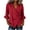 Hot Pink women boho blouse 3/4 sleeve a1, variant on Loose Fit 3/4 Sleeve Blouse for Women, Fall Winter Cotton Linen Ruffle Wrap Tie Front, Office Daily Wear Soft Breathable Boho Casual Top, White 2XL