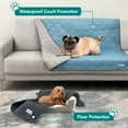 thumbnail image 5 of PetAmi Waterproof Cooling Mat for Dog, Premium Pet Cooling Blanket for Bed Crate, Anti Slip Indoor Dog Cool Pad for Sleeping, Q-MAX Small Medium Sofa Couch Cover Mat for Cat, Grey, 29x40, 5 of 8