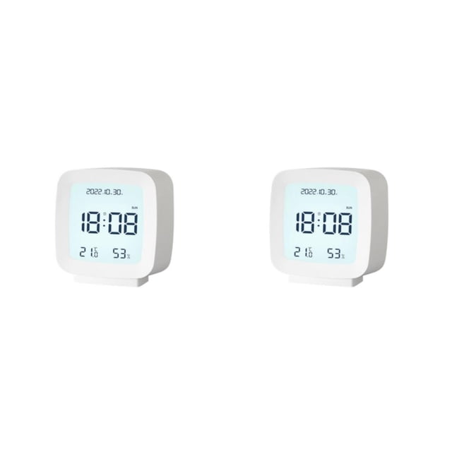 Reloj Digital Billuyoard pantalla de fecha cuadrada control de voz