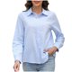 thumbnail image 2 of Camisa para mujer,Blusa de manga larga para mujer, cuello vuelto, botones, camisa informal de poliéster, cómoda para uso diario, para casa y trabajo, sopatenor, 2 of 7