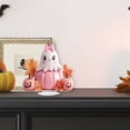 thumbnail image 5 of Clearance Under $5 | 2D Acrylic Pink Ghost Halloween Desktop Decoration with Pumpkin Bow, 5 of 5