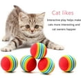 thumbnail image 4 of 10 Pieces Cat Foam Ball, Cat Foam Toy Ball, Cat Foam Ball, for Pets, Interactive Toys, Cat Rebound Training, Increase Cat Fun, 4 of 5