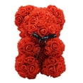 thumbnail image 4 of Flores artificiales de 25cm, oso rosa, novia, aniversario, Navidad, Día de San Valentín, regalo de cumpleaños para fiesta de boda, 4 of 4