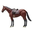 thumbnail image 3 of Estatuilla de animales en miniatura, estatuilla de caballo realista, decoración del hogar, diseño de mesa de arena de caballo simulado, decoración de , marrón Hugo Figura Caballo, 3 of 10