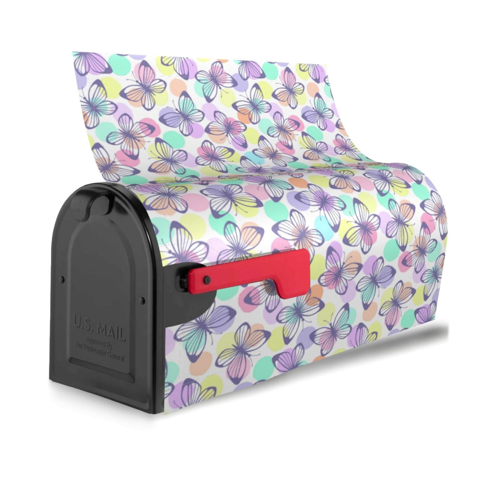 Kdxio Magnetic Mailbox Cover 25.5x21 in Mailbox Cover Outdoor Decoration Holiday Mailbox Covers for Home Garden Yard-25.5x21 in