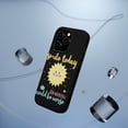 thumbnail image 5 of DistinctInk MagSafe Tough Case for Apple iPhone 15 Pro Max (6.7" Screen) - Smile Today Tomorrow Could Be Worse - Tempered Glass Back, 5 of 6