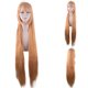 thumbnail image 1 of Peluca larga para cosplay, rubia, con trenzas y parte lateral, 100 cm, sintética, 1 of 1