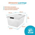thumbnail image 2 of Caja Organizadora 42L Transparente Tapa Broches, 2 of 5