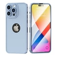 thumbnail image 3 of For Apple iPhone 14 (6.1") Hybrid Zinc Alloy Ultra Thin with Screen Protector 2in1 3D Full Protection 360° Full Body Cover ,Xpm Phone Case [ Blue ], 3 of 3