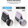 thumbnail image 4 of Étui Mince Compatible avec Samsung Galaxy Z Flip 3, Antichoc, Protection PC Solide - Transparent, 4 of 5