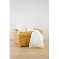thumbnail image 1 of 10 Pieces of Muslin Favor Bags White 5x7 inches (Pack of 12), 1 of 4