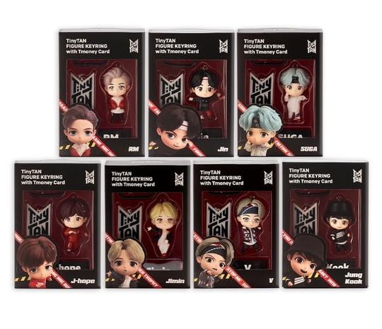 tinytan figure keyring with t money