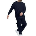 thumbnail image 4 of Sweatsuits For Men Set 2 Piece Loose Fit, Mens Athletic Tracksuit Sports Suit Sweatshirt Jogger Sweatpants Warm, 4 of 9