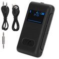 thumbnail image 1 of Adaptador Bluetooth Altavoz Receptor de Coche para Pantalla OLED AUX Llamadas Manos Libres MIC Voz, 1 of 8