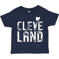 thumbnail image 3 of Inktastic Cleveland, Ohio Distressed Font Boys or Girls Toddler T-Shirt, 3 of 5