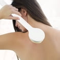 thumbnail image 2 of Unique Bargains Back Scrubber Long Handle Bath Brush Long Handle Brush for Bath Shower 13.98"x3.15"x1.18" White, 2 of 7